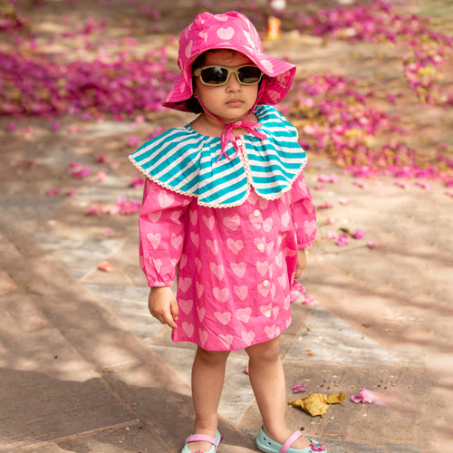 Adorable organic cotton frocks for kids - Pinklay