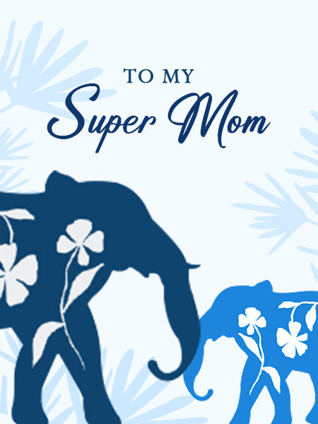To My Super Mom Gift Card - Pinklay