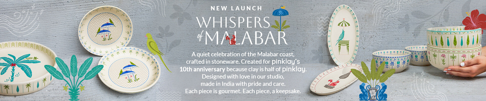 Whispers of Malabar - A Ceramic Tableware Collection