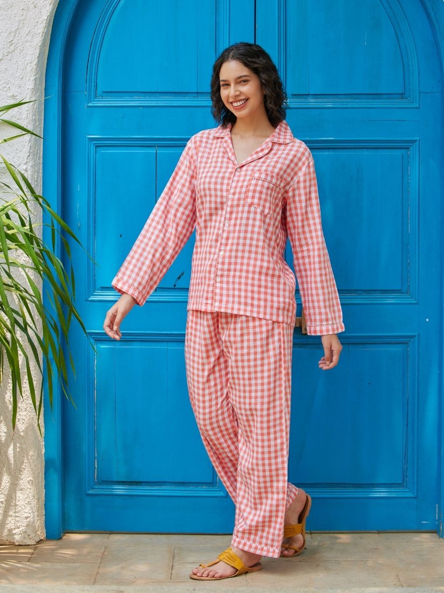 Neer Cotton Pajama Set - Main Image