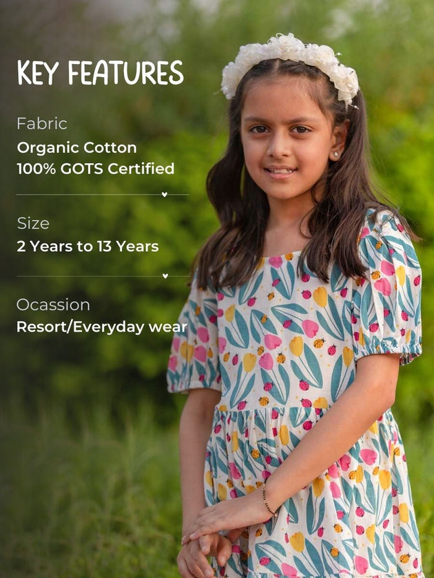 Kulfi Organic Cotton Tip-up Dress