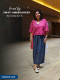 Solid Pink Modal Shirt Top - Comfort fit
