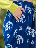 Vraj Indigo Folded Trousers
