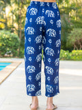 Vraj Indigo Folded Trousers