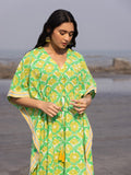 Chloé Hand Block Printed Cotton Kaftan - Pinklay
