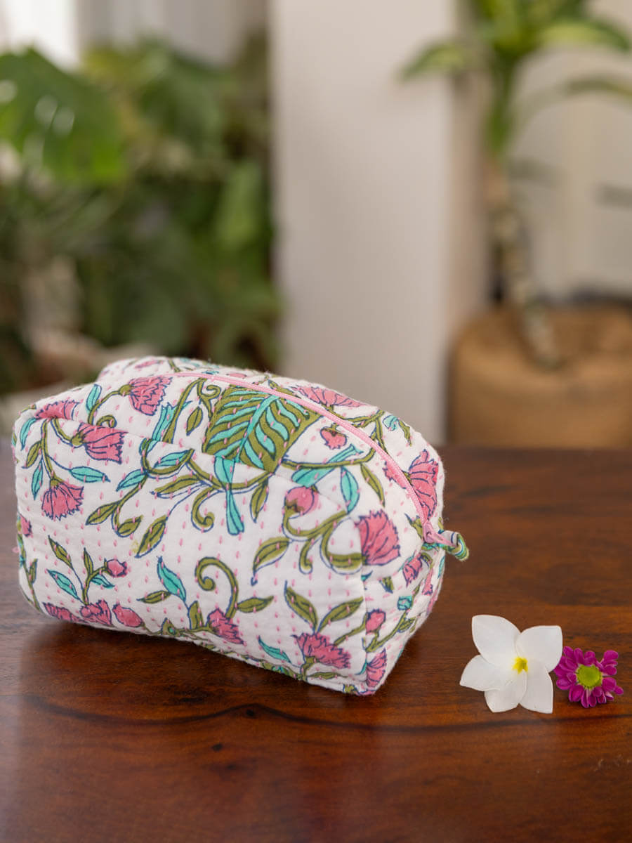 Block Print Kantha Coin Bag 5 Block Print Kantha Coin Bag 5