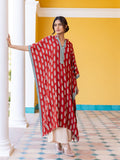 Set of 2 - Durga Kaftan Kurta and Palazzo - Pinklay
