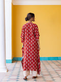 Set of 2 - Durga Kaftan Kurta and Palazzo - Pinklay