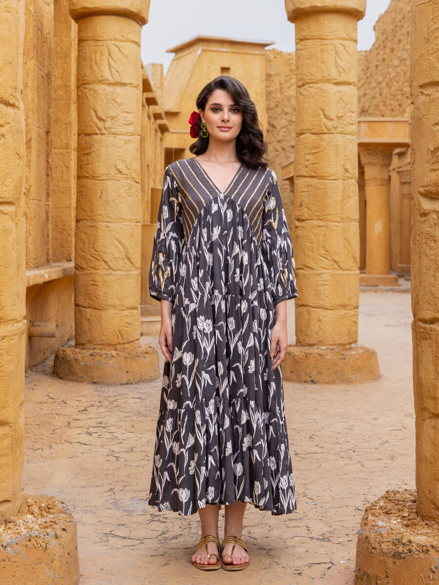 elysia maxi dress Elysia Strapless Pleated Maxi Dress
