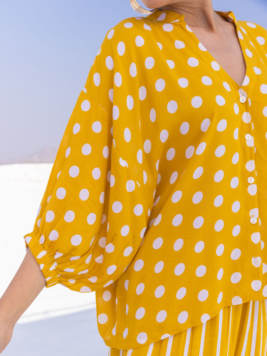 Set of Camille Kaftan Top and Pants Pinklay - Main Image