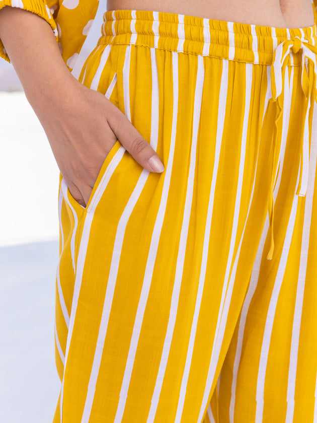 Set of 2 - Emily Kaftan Top and Pants - Pinklay