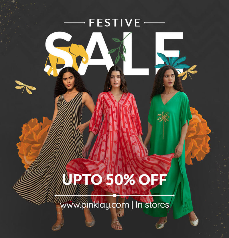 festive sale upto 50% off by pinklay