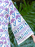 Fields Of Lavender Block Printed Cotton Bath Robe - Pinklay