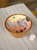 Floral Summer Wooden Bowl - Small
