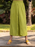 Hanoi Green Wrap-around Pants - Pinklay