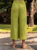 Hanoi Green Wrap-around Pants - Pinklay