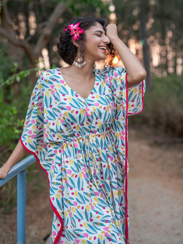 Te Amo Cotton Kaftan
