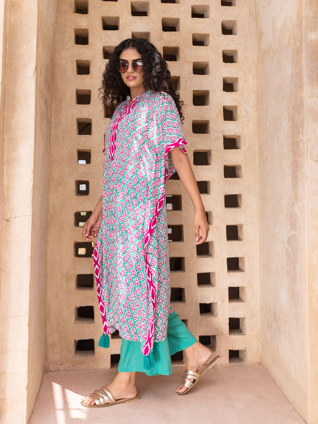 Kalindi Modal Kaftan Kurta