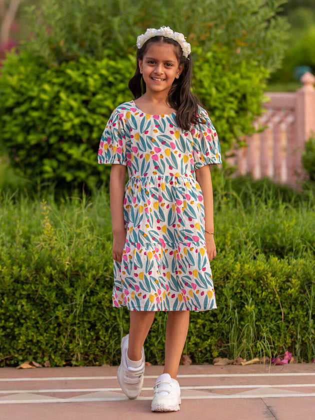 Kulfi Organic Cotton Tip-up Dress