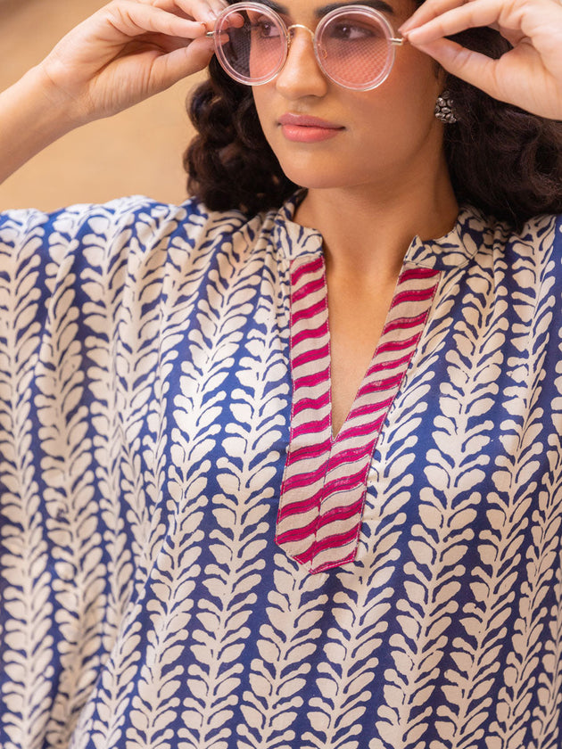 Set of 2 - Cocktail Kaftan Kurta and Palazzo - Pinklay