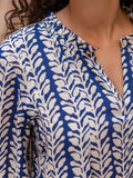 Vista Blue Modal Asymmetrical Top