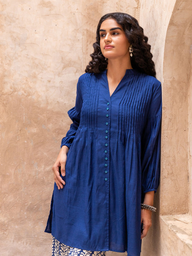 Jewel Pintuck Shirt Kurta