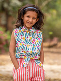 Set of 2 - Popsicle Organic Cotton Top and Pant Set