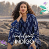 Indulgent Indigo - Daabu Hand Block Printing and Dyeing Technique - Pinklay