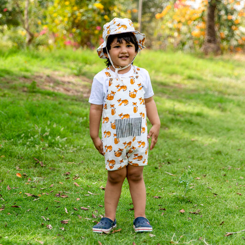 Organic Cotton Dungarees for kids - Pinklay