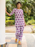 Kanmani Block Printed Cotton Co-ord Set - Pinklay