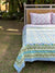 Madhur Block Printed Cotton Bed Cover