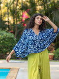 Set of 2 - Megh Poncho Top and Wrap-around Pants - Pinklay