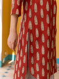 Set of 2 - Nitya Bagru Block Printed Kurta and Lantern Pants