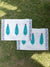 Pink, Green, and Turquoise Swara Hand Block Print Cotton Bath Set - Pinklay