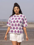 Ojas Hand Block Printed T-shirt - Regular-fit - Pinklay