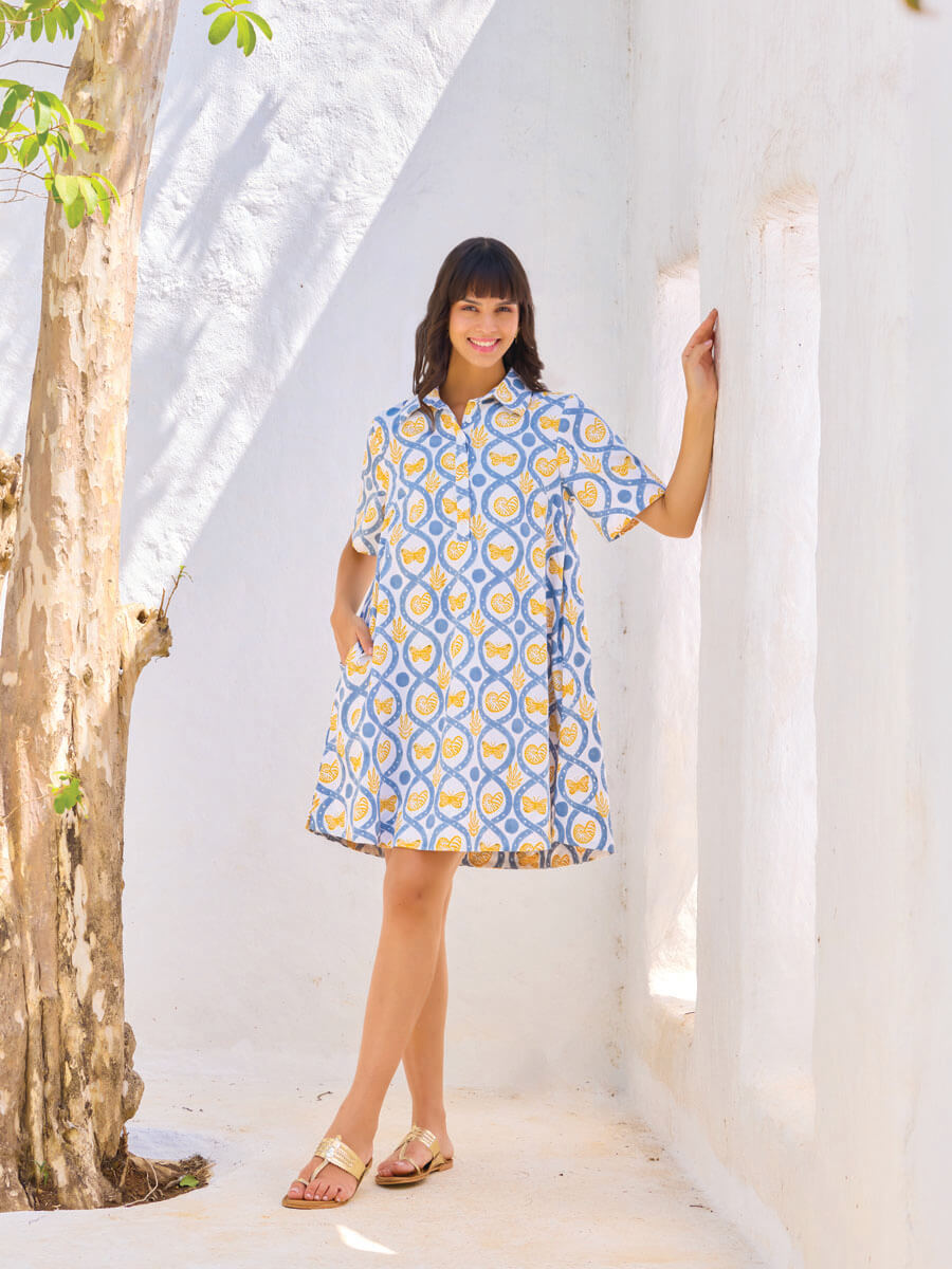 Parijat Cotton Tunic Dress