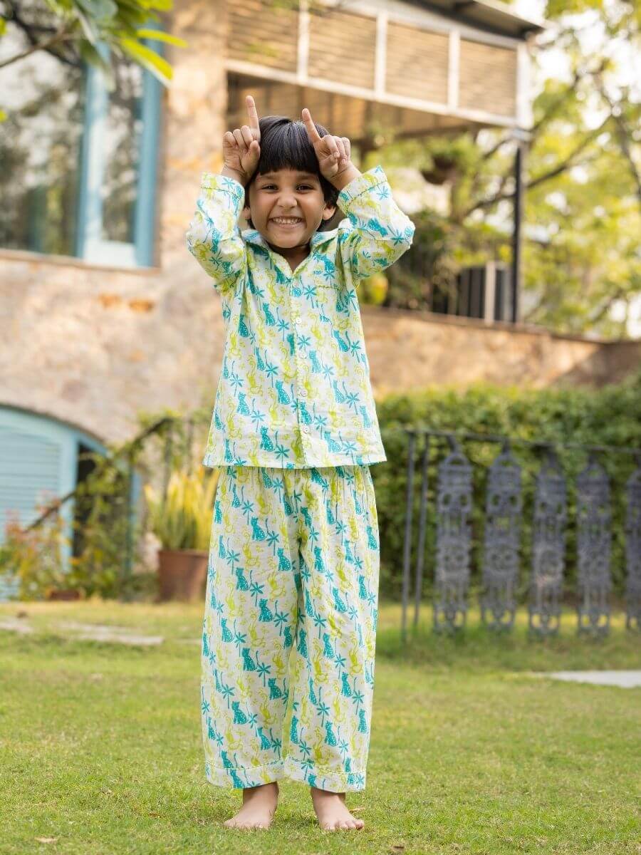 Mangrove Unisex Organic Cotton Pajama Set