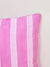 Purple Stripes Cotton Cushion Cover - 20 Inch - Pinklay