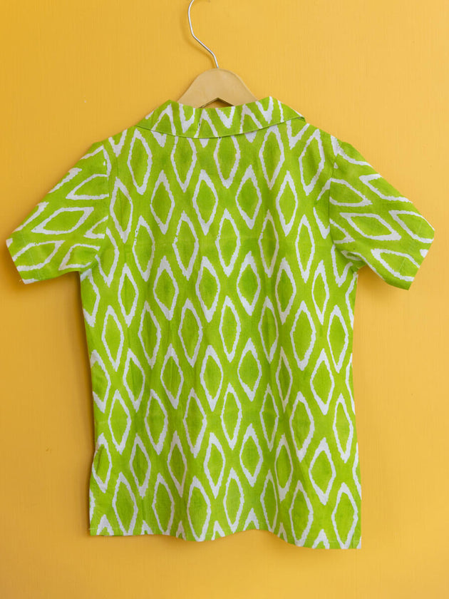 Peaches Organic Cotton Shirt for Boys