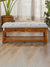 Vaayu Solid Wood Bench With Storage - Pinklay