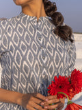 Set of 2 - Kesha Grey Cotton Kurta and Pants