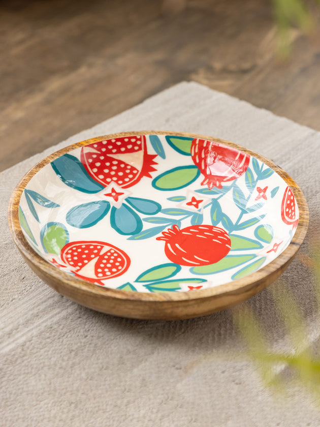Chashme Shahi Wooden Bowl - Medium - Pinklay