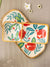 Set of 2 - Valley of Flowers Wooden Platters - Pinklay