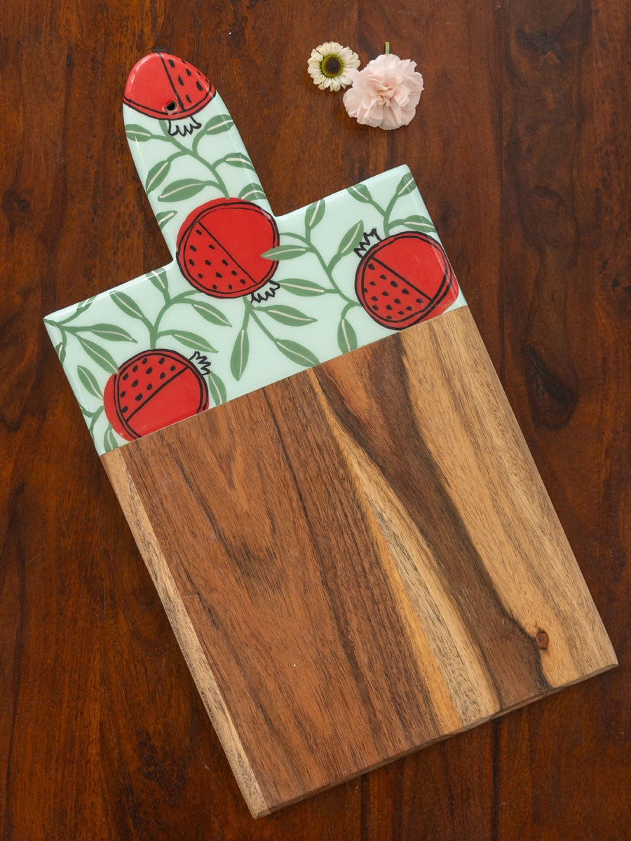 Kalindi Kunj Wooden Platter/Chopping Board - Main Image