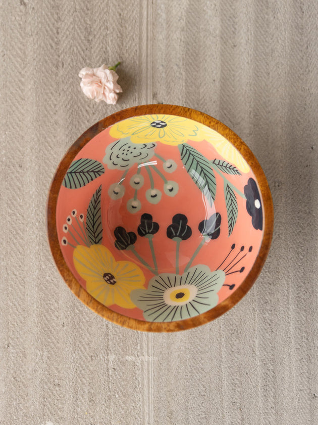 Chaubatia Wooden Bowl - Small - Pinklay