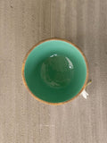Teal Wooden Snack and Fruit Bowl