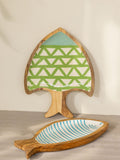 Sea Water Large Wooden Platter