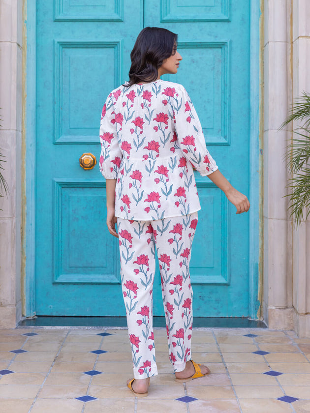 Tarang Block Printed Top - Pinklay