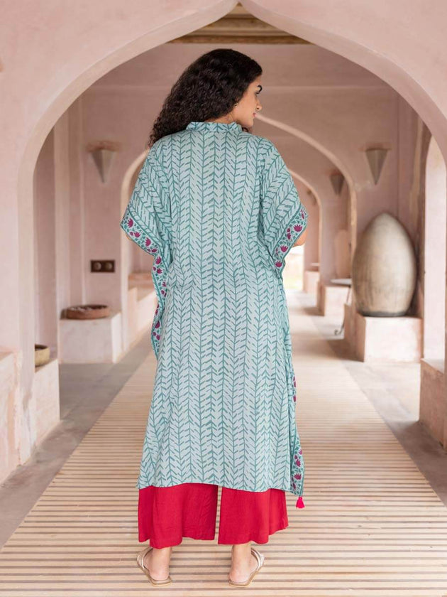 Sanam Kaftan Kurta and Palazzo | Pinklay