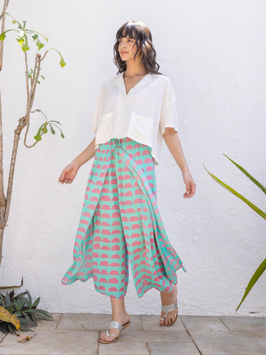Set of 2 Margot Shirt and Wrap around Pants Pinklay